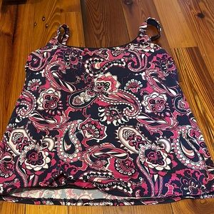 Lands end tummy control top bathing suit